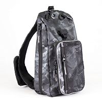 Сумка-рюкзак рыболовная "Yaman" Sling Shoulder Bag,44*24*17 см,цв.серый камуфляж