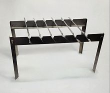 Подставка под шампура + 6 шампуров