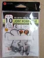 Крючки Gurza-JOINT WORM 777 LE №1/0+ 8g BN (3шт/уп)