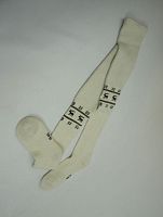 Гольфы из верблюж.шерсти, р.38-40, цв.белый с рисунком