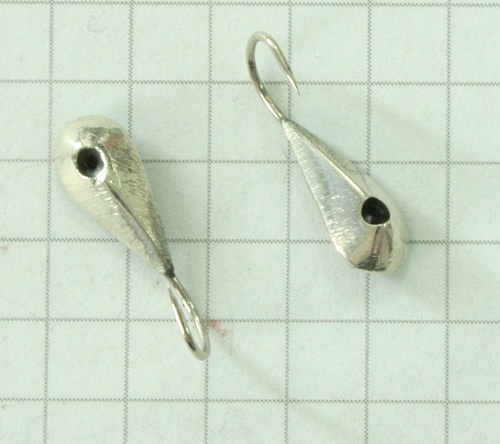 Мормышка капля № 3 серебро Мормышка капля № 3 серебро